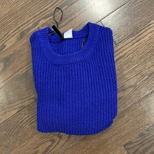 H&M Royal Blue Crewneck Sweater